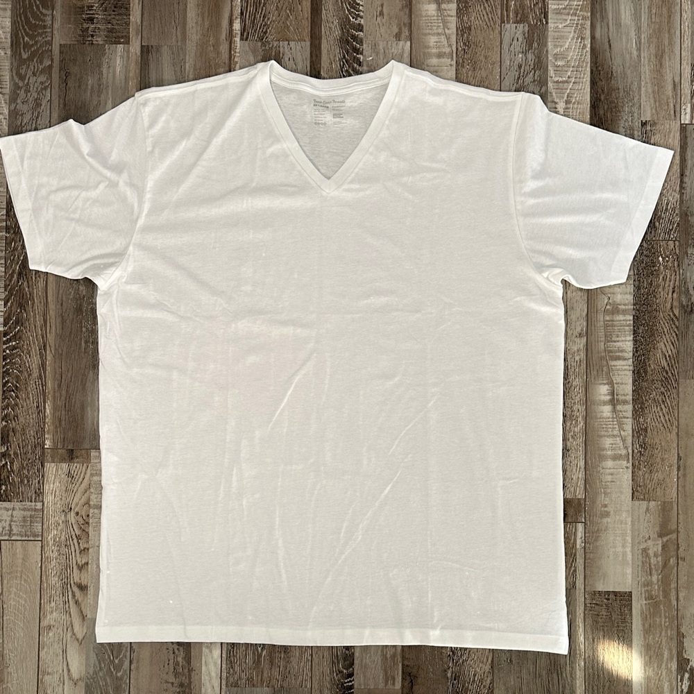 Essential White V-Neck T-Shirt NWOT